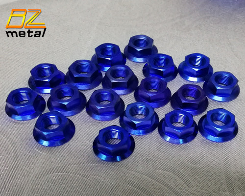 Titanium Flange Nut DIN 6923