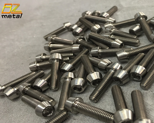 Titanium Tapered socket head bolts