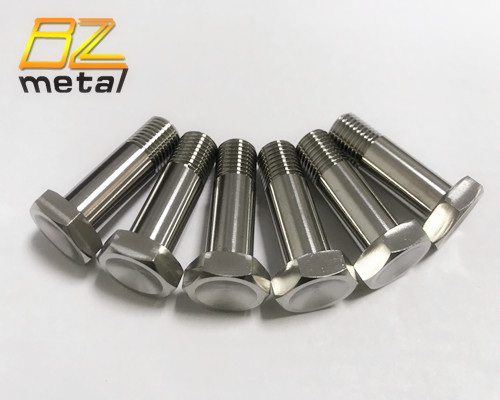 DIN933 GR1 GR2 GR5 titanium Hexagon head bolt