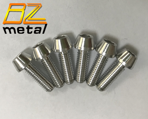 Hot sale Aluminum taper head DIN 912 bolt