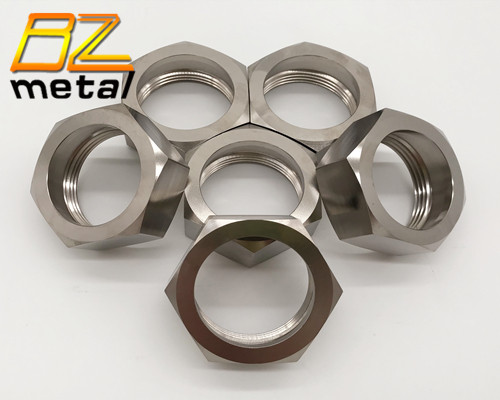 DIN934 GR2 GR5 Titanium Hex Nuts