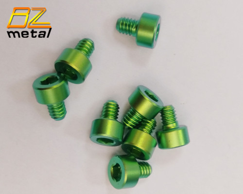Green Color titanium screws-M3x12mm_副本.jpg