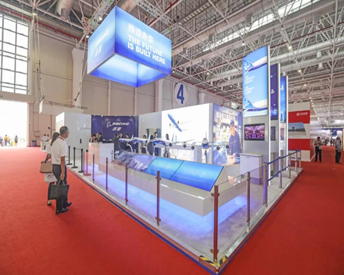 Booth of Being in 2018 airshow China.jpg