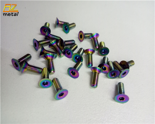 Titanium Flat Head Bolts