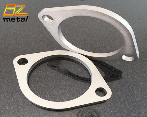 89mm 102mm Gr1Gr2 titanium exhaust pipe flange on 2 bolts