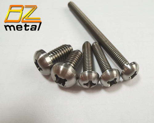 High Quality Titanium Button Head Screw with Phillips